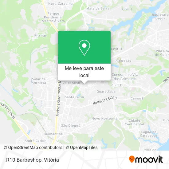 R10 Barbeshop mapa