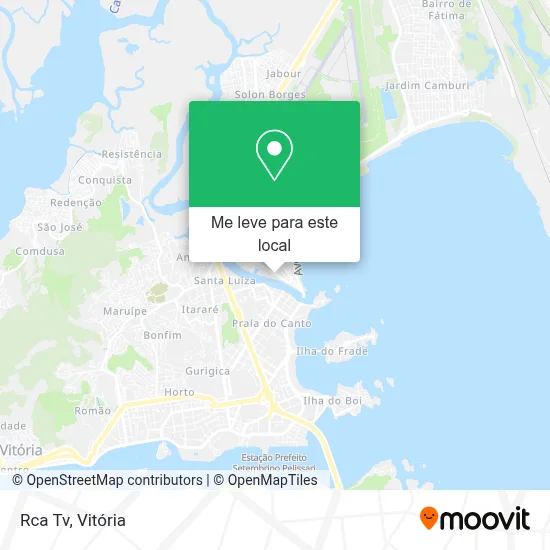 Rca Tv mapa