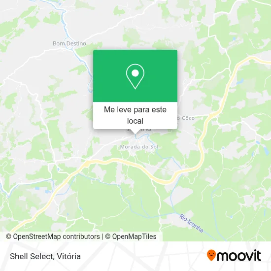 Shell Select mapa