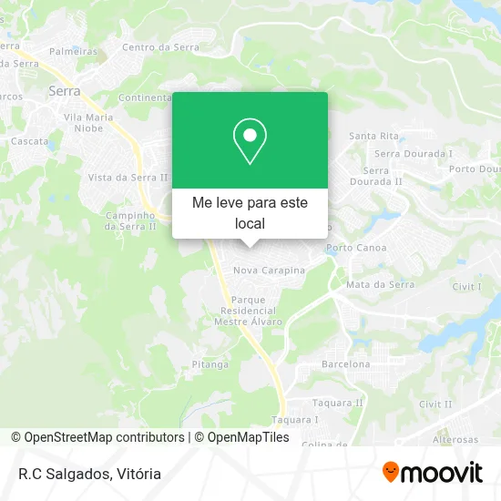R.C Salgados mapa
