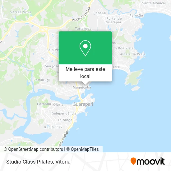 Studio Class Pilates mapa