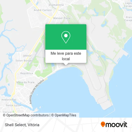 Shell Select mapa