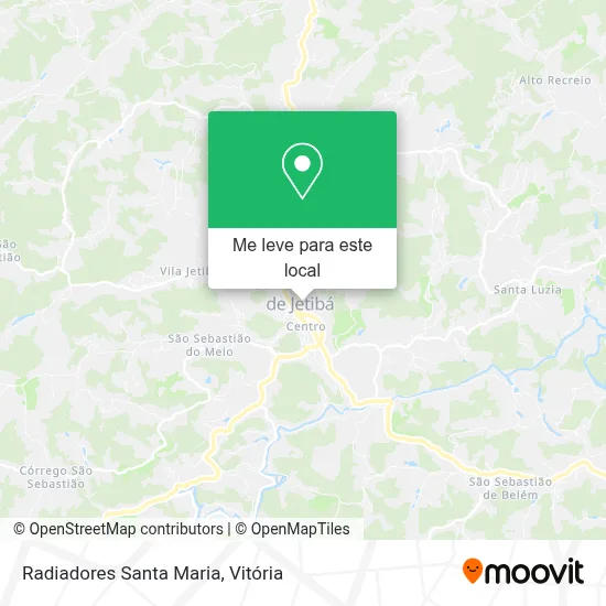 Radiadores Santa Maria mapa