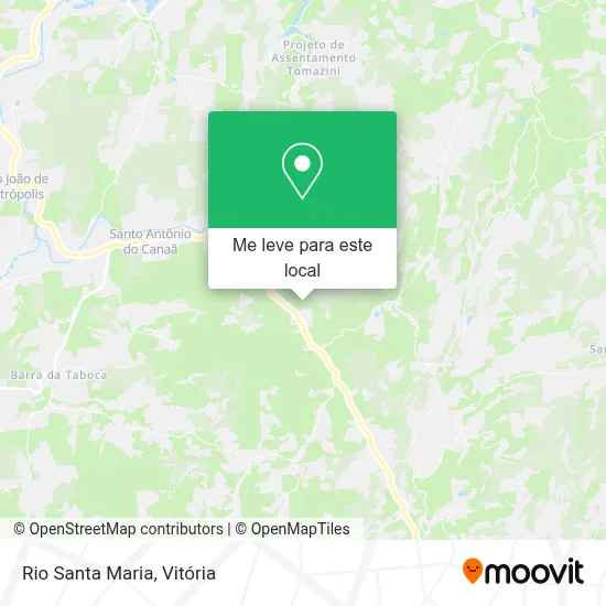 Rio Santa Maria mapa