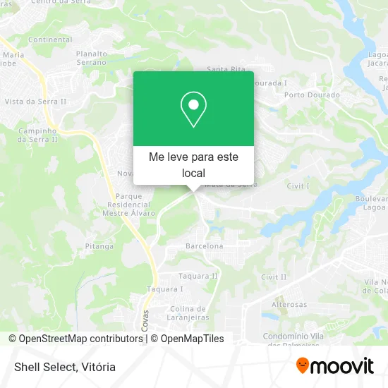 Shell Select mapa