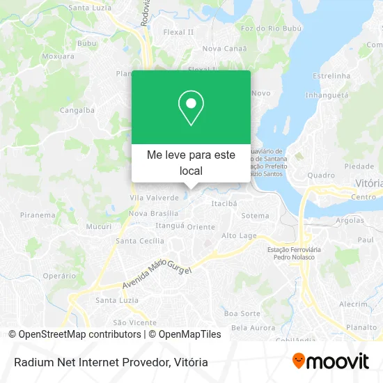 Radium Net Internet Provedor mapa