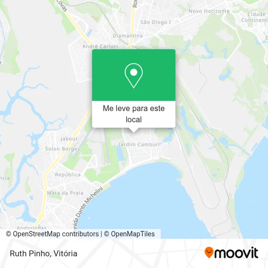 Ruth Pinho mapa