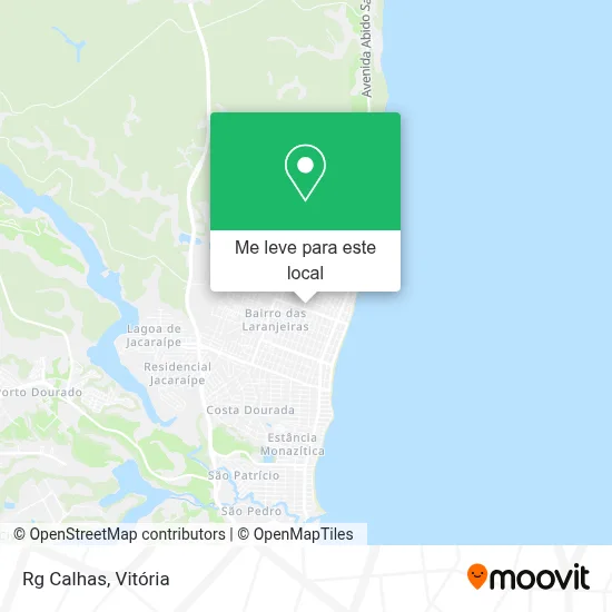 Rg Calhas mapa