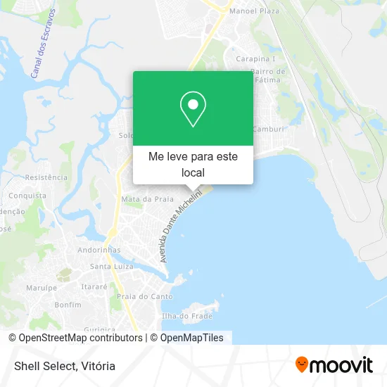 Shell Select mapa