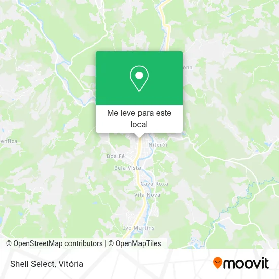 Shell Select mapa