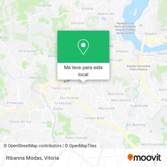 Ribanna Modas mapa