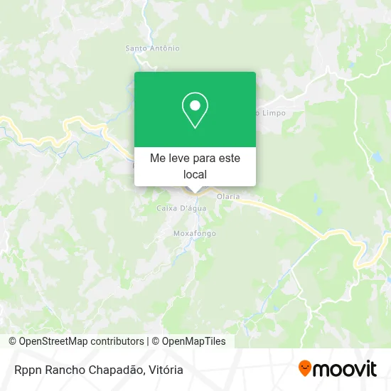 Rppn Rancho Chapadão mapa
