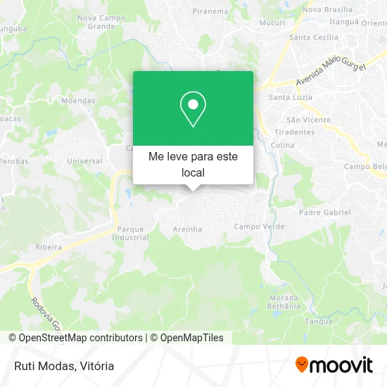 Ruti Modas mapa