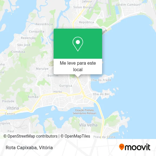 Rota Capixaba mapa