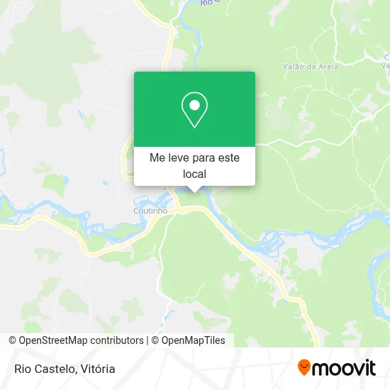 Rio Castelo mapa