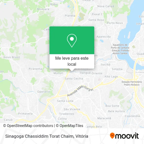 Sinagoga Chassiddim Torat Chaim mapa
