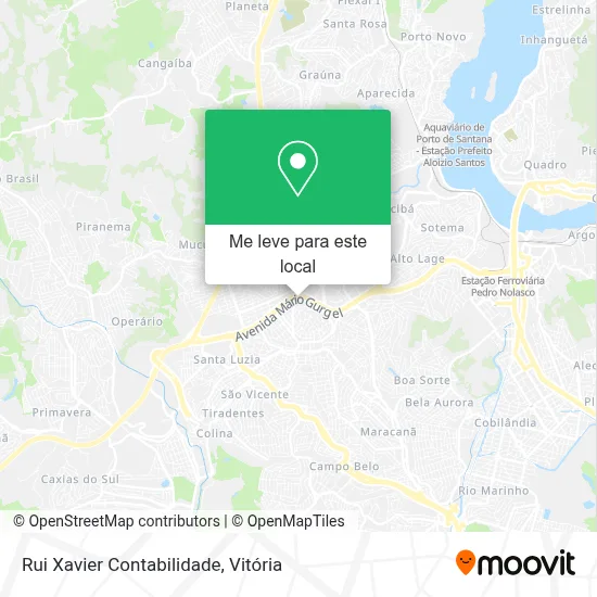 Rui Xavier Contabilidade mapa