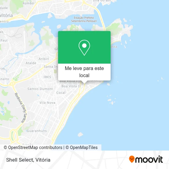 Shell Select mapa