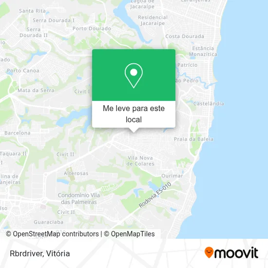Rbrdriver mapa