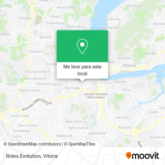 Rides Evolution mapa