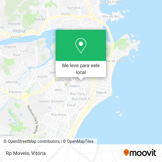 Rp Moveis mapa