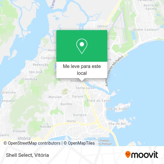 Shell Select mapa