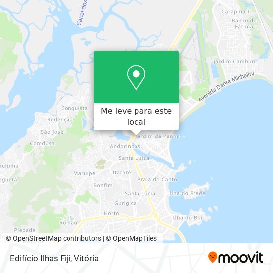 Edifício Ilhas Fiji mapa