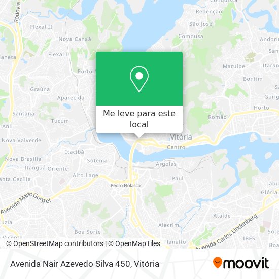 Avenida Nair Azevedo Silva 450 mapa