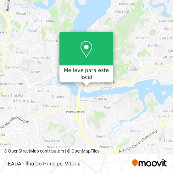 IEADA - Ilha Do Príncipe mapa