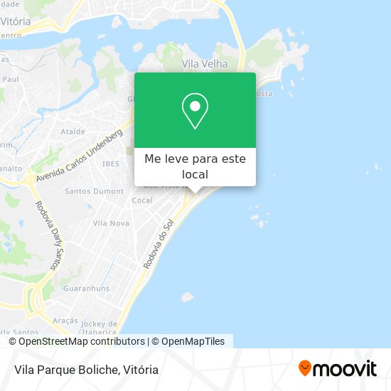 Vila Parque Boliche mapa