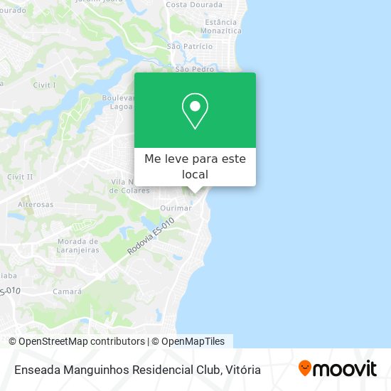 Enseada Manguinhos Residencial Club mapa