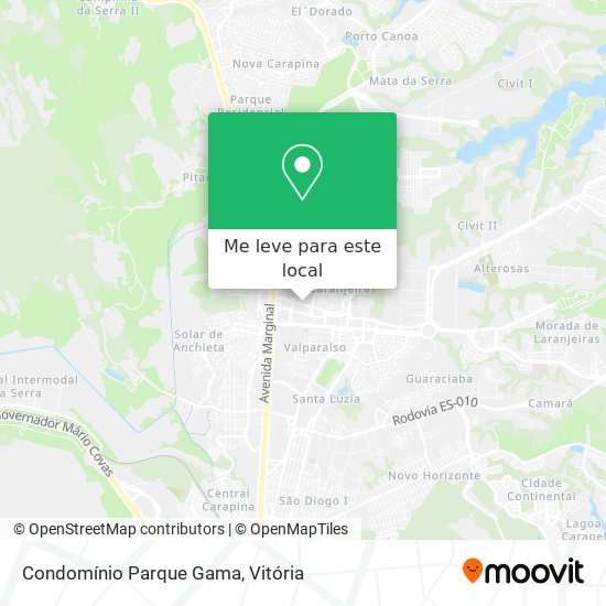 Condomínio Parque Gama mapa