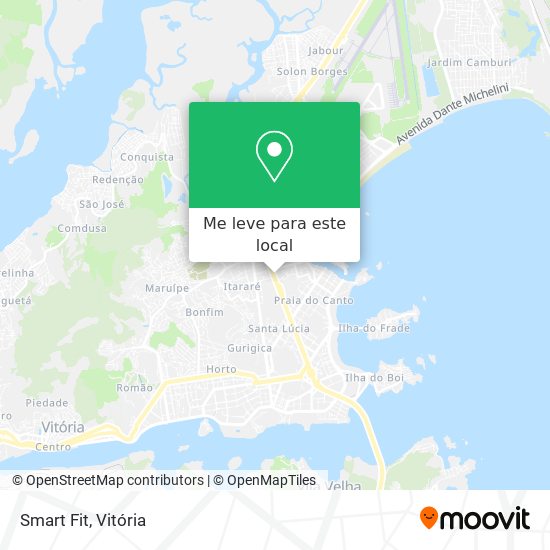 Smart Fit mapa