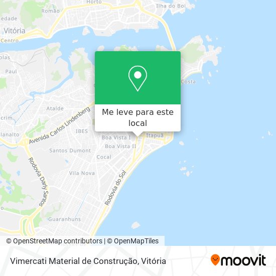 Vimercati Material de Construção mapa