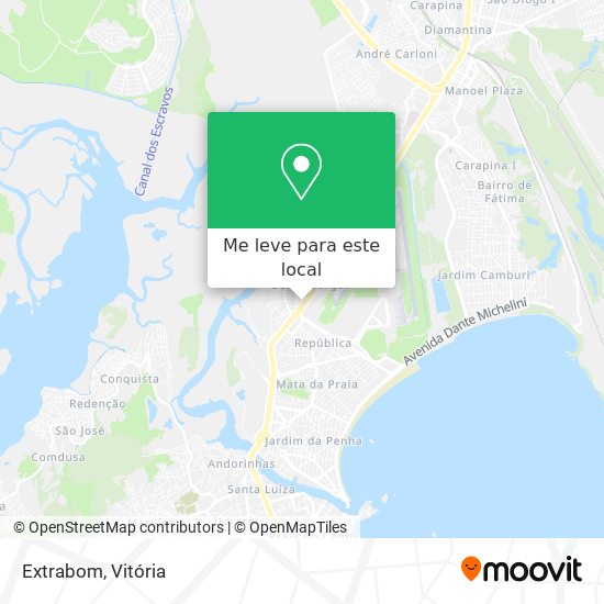 Extrabom mapa