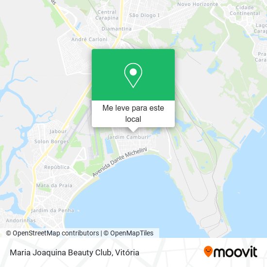 Maria Joaquina Beauty Club mapa