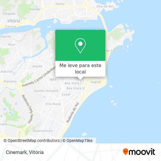 Cinemark mapa