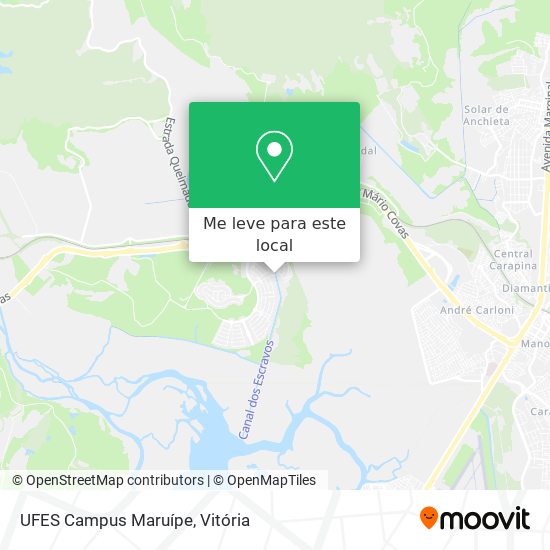 UFES Campus Maruípe mapa