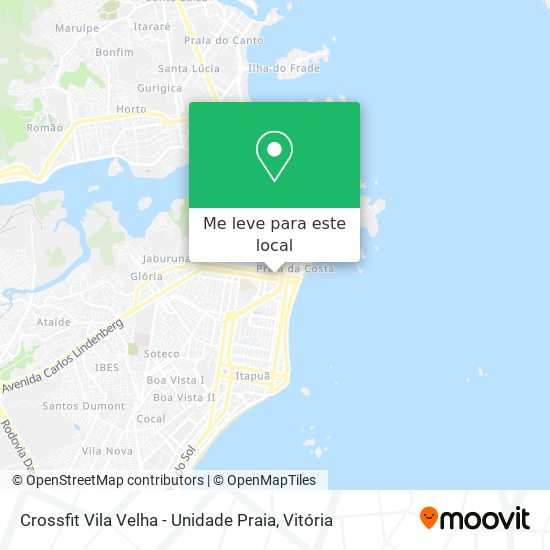 Crossfit Vila Velha - Unidade Praia mapa