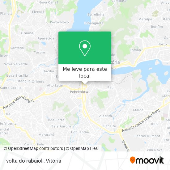volta do rabaioli mapa