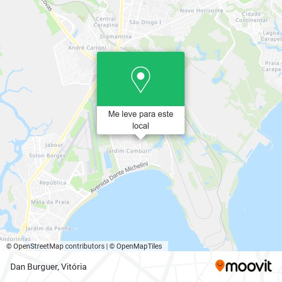 Dan Burguer mapa