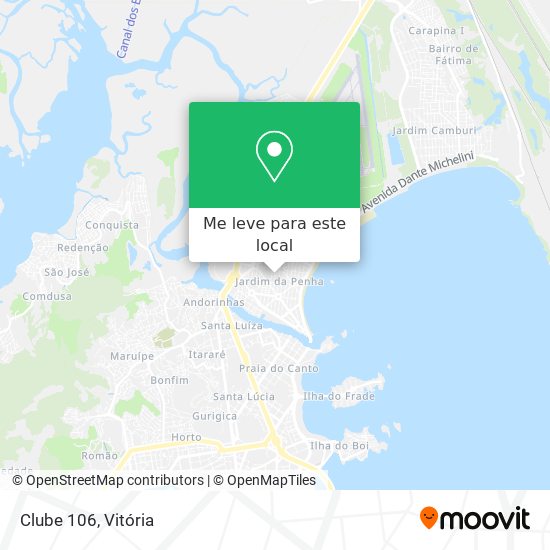 Clube 106 mapa