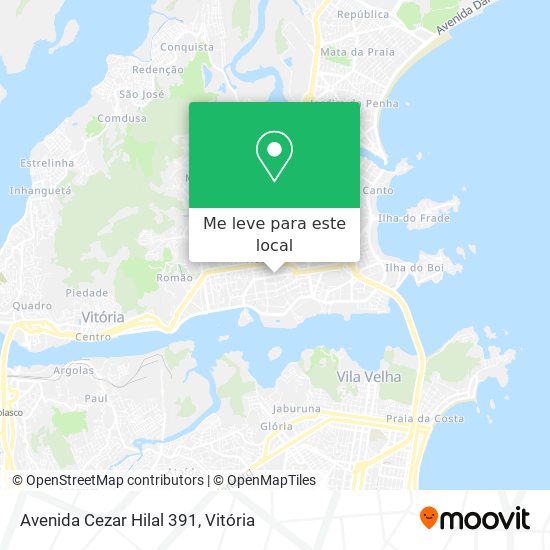Avenida Cezar Hilal 391 mapa