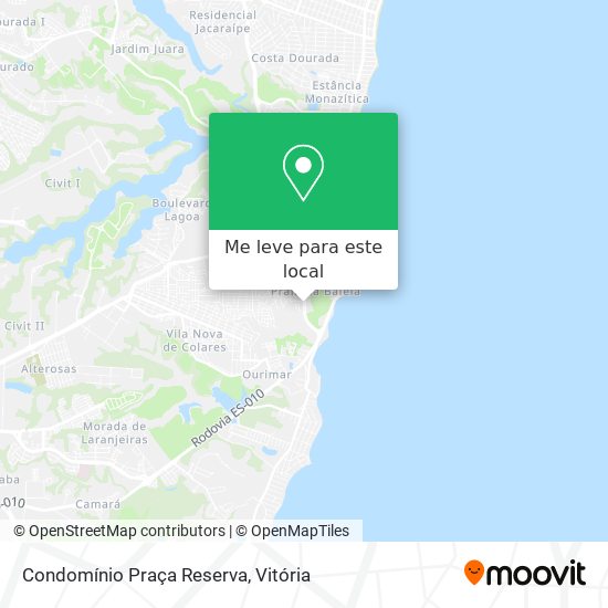 Condomínio Praça Reserva mapa