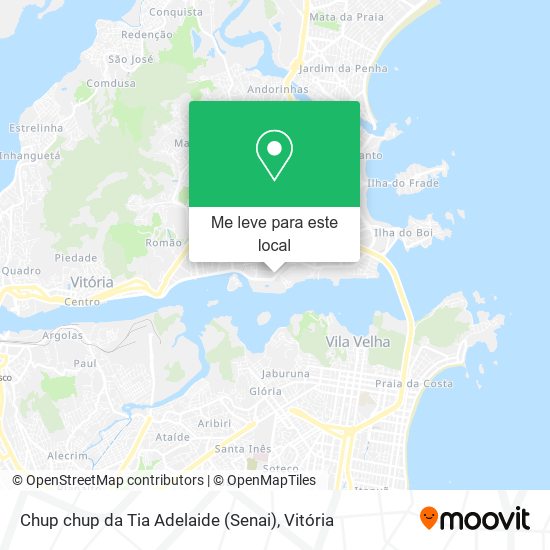 Chup chup da Tia Adelaide (Senai) mapa