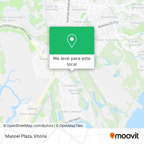 Manoel Plaza mapa