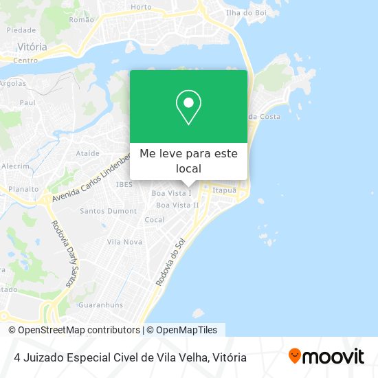 4 Juizado Especial Civel de Vila Velha mapa