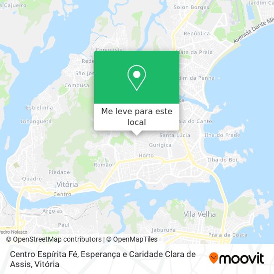 Centro Espírita Fé, Esperança e Caridade Clara de Assis mapa