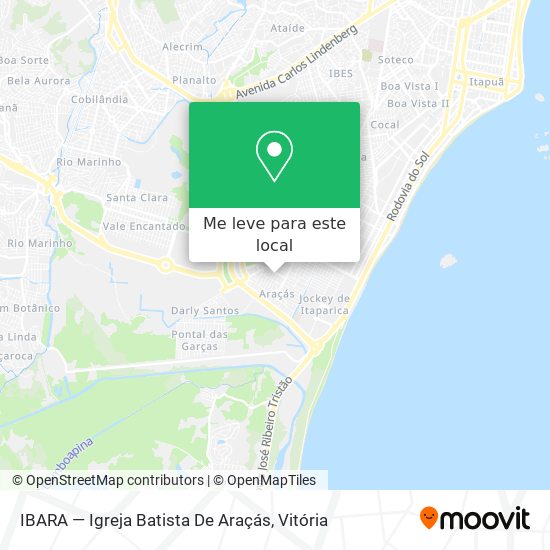IBARA — Igreja Batista De Araçás mapa