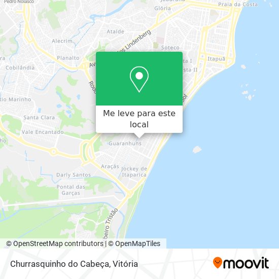 Churrasquinho do Cabeça mapa